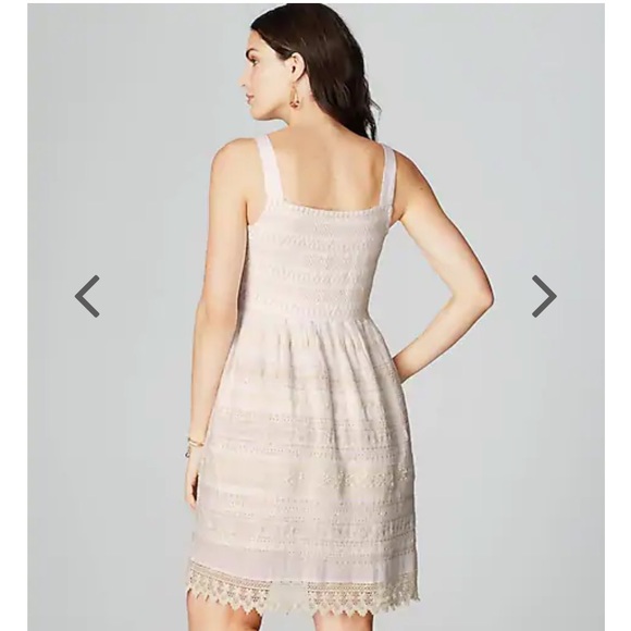 J.Jill Dress Crinkled-Textured Ocean Breeze Embellished Petite Size M New w/Tag - Picture 5 of 9